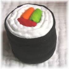 I Heart This Sushi Diaper Roll With Images Baby Diapers Baby Shower Gifts Baby Shower Diapers