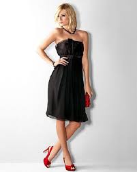 Pin By Sarah Ski Ski On Outfit Ideas Black Dress Red Shoes Black Bridesmaid Dresses Black Dress Outfits