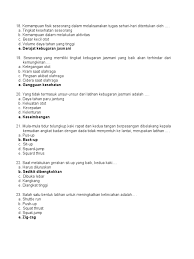 Latihan berjalan di atas bambu d. Kebugaran Jasmani