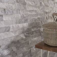 Plaquette De Parement Pierre Naturelle Blanc Cottage Crystal White Leroy Merlin Pierre Naturelle Mur Brique Pierre