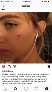 Cheek piercing is also called dimple piercing in cases where the dimple of the cheek is pierced. Fur Eine Meiner Sommersprossen Idk Welche My Sommersprossen Was Meiner Sommersprossen Welche Sommersprossen Tattoo Sommersprossen Gesichtstattoos