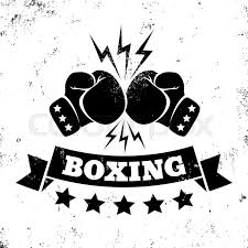 Make your opponents fear you with an amazing boxing logo. Vintage Logo For A Boxing On Grunge Stock Vector Colourbox