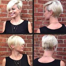 Long Platinum Blonde Pixie Hairstyle With Dark Roots Short Hair Styles Easy Blonde Pixie Hair Blonde Pixie
