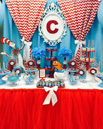 Cat In The Hat Baby Shower Party Ideas Photo 6 Of 12 Seuss Baby Shower Suess Baby Shower Dr Seuss Birthday Party