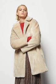 Born and bred in england, karen millen is known globally for creating beautifully crafted fashion for confident women who know their own style. Tailored Faux Fur Coat Karen Millen