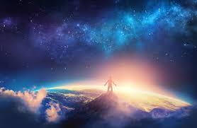 Top wallpapers of the week wallpapers every day 1920×1080. Hd Wallpaper Mountain Top Peak 4k Space Standing Man Wallpaper Flare