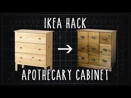 Have you seen the wooden crates. Ikea Hack Tarva Diy Apothecary Cabinet Youtube