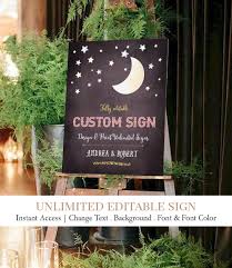 Fully Editable Baby Shower Sign Baby Shower Baby Girl Chalkboard Sign Custom Chalkboard Party Sign Gold And Pink F10