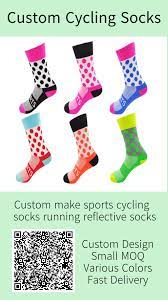 Colorful Sports Cycling Socks Custom Socks Supplier From China Made Cycling Socks Yoga Socks Grip Socks