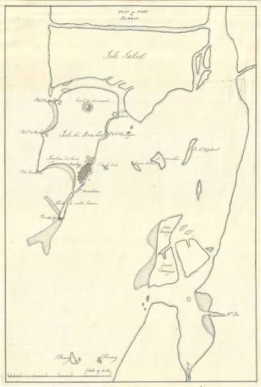 Plan du Port de Bombay.: Geographicus Rare Antique Maps