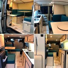 Aménagement intérieur volkswagen transporter t4. Volkswagen T5 Et T6 Transformes En Camping Car Et Van Amenage