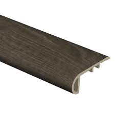 With or without vinyl strip. Zamma Choice Oak Black Willow 1 In Thick X 2 1 2 In Wide X 94 In Length Vinyl Stair Nose Molding 0157543690 The Home Depot