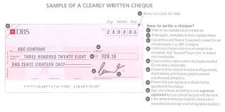 Even though it is recommended that local clearing should be done on the same day. Faqs On Cheque Usage Dbs Singapore