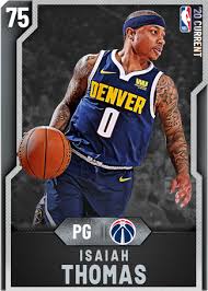 Isaiah thomas #4 of the boston celtics lays in a basket against the atlanta hawks in game five of the eastern conference quarterfinals during the 2016 nba playoffs at philips arena on april 26, 2016 in. Isaiah Thomas 75 Nba 2k20 Myteam Silver Card 2kmtcentral