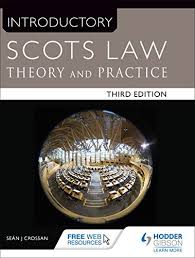 Introductory Scots Law Third Edition Theory And Practice Ebook Crossan Sean Amazon Co Uk Kindle Store