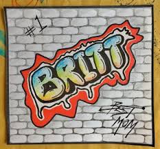 Art Room Britt Graffiti Lesson For Kids Graffiti Art Letters Name Art Projects Graffiti