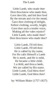 The Lamb By William Blake 1757 1827 Http Annabelchaffer Com Poetry Words Words Quotations