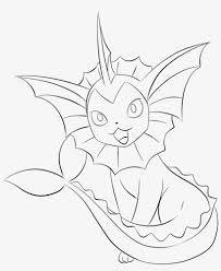 You can use colored markers, watercolor, pencils. 134 Vaporeon Lineart By Lilly Gerbil Vaporeon Coloring Pages Pokemon Eevee Evolutions Transparent Png 858x1000 Free Download On Nicepng