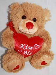 Walmart Bear Brown Tan Red Heart Kiss Me Stuffed Animal Plush 8 Valentine Day Bear Valentines Manhattan Toy Valentines Day Presents