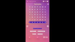 A word search game covering the topic of hairstyles. Word Search Pro Daily August 7 2019 Word Search Hairstyles Youtube
