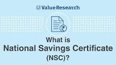 What is National Savings Certificate (NSC)? | Explainer - YouTube