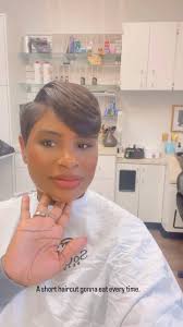 Short hair, don’t care! 😍✨ A fierce queen rocking a flawless, chic short  cut that turns heads EVERY. SINGLE. TIME. 😎💕 No matter the vibe, no  matter the occasion—short hair will always slay ...