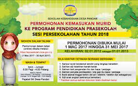 863 likes · 24 talking about this. Permohonan Kemasukan Prasekolah Kpm Sesi Persekolahan 2018 Sekolah Kebangsaan Desa Pandan