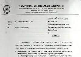 Dan tebal lapisan 5 cm (0,05 meter). Penjelasan Panitera Mahkamah Agung Tentang Permasalahan Pencatatan Sipil
