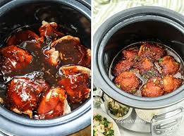 I'll have to double next time for leftovers. Crock Pot Chicken Thighs Sweet Spicy Sauce Spend With Pennies