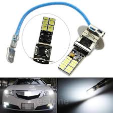 24 Smd 4014 H3 6500k Hid Xenon White Led Bulbs For Fog Light Or Driving Lamp New Hid Xenon Led Bulb Car Headlight Bulbs