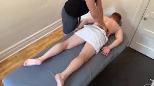 Italian masseur got excited during massage with a new guy.