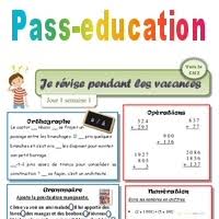 Accédez gratuitement aux musées, monuments nationaux partout en france. Cahiers De Vacances A Imprimer Cm1 Vers Le Cm2 Semaine 1 Juillet Pass Education