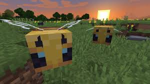 Official artwork of a bee. Minecraft Bee Wallpapers Wallpaper Cave