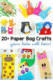 20 Paper Bag Crafts Your Kids Will Love Paper Bag Crafts Kids Art Projects Crafts