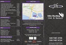 Price List Professional Hair Styling In East London E1w From John Harding Salon