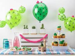 How cute is this giant balloon cactus by ohhappyday? Diy Cactus Balloon Tutorial Cutestbabyshowers Com