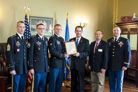 Governor Recognizes Army Reserve Soldier