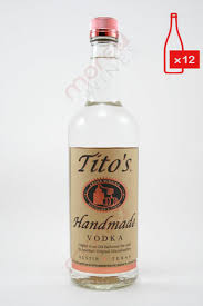Tito S Handmade Vodka 750ml Case Of 12 Free Shipping 19 99 Bottle Morewines