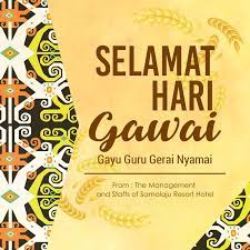 Video tu kena kitai mulai. Selamat Hari Gawai 2019 Gayu Guru Samalaju Resort Hotel Facebook