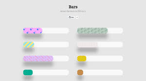 Css Progress Bars Made With Svg Patterns Credits To Https Www Heropatterns Com For All The Svg Patterns Progress Bar Progress Bar