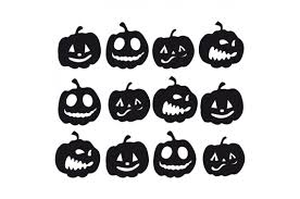 Verschiedene Kurbisse Mit Gesichtern Zu Halloween Schneidedatei Umsonst Von Happyfabric Basteln Halloween Halloween Deko Basteln Halloween