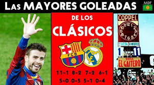 Главное противостояние матча «реал» (мадрид) — «барселона». Las Mayores Goleadas Entre Barcelona Y Real Madrid El Clasico