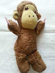 Vintage 1970 S Plush Stuffed Animal Monkey Untagged Untagged Monkey Stuffed Animal Plush Stuffed Animals Animals