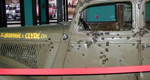 Bonnie and Clyde's Bullet-Riddled Death Car