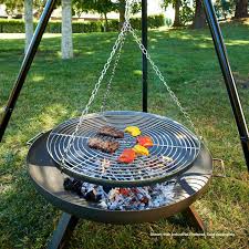 Our tripods are perfect for outdoor cooking, well suited for individual camping or for large groups and gatherings, such as scouts, forest schools, bushcraft courses and other outdoor events. Big Smoke Tripod Grill Outdoor Heating Mitre 10