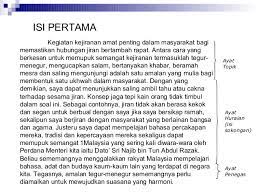 Ia perlu diterapkan dalam diri dan masyarakat. Semangat Kejiranan B
