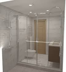 Glazed porcelain floor and wall tile for bathroom floor. Calacatta Classic Bathroom By House Ltd Tilelook