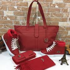 Lacoste 1253 Ayakkabi Canta Cuzdan Sal Kombin Bags Celine Luggage Bag Shoes