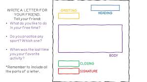 Therefore, this note will focus solely on the formats of several pieces of writing and not attempt to fix any taal issues. Friendly Letter Online Activity