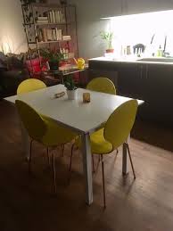 yellow kitchen chairs (set of 4) for